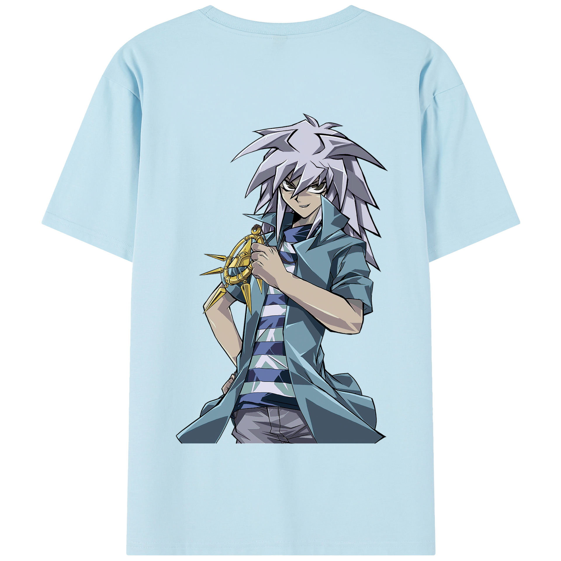 （画像用） 遊☆戯☆王 Yu-Gi-Oh! 綿100％半袖Tシャツ（背面プリント）